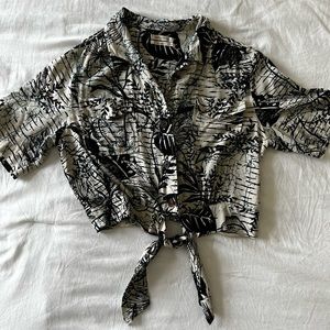 NWOT Urban Outfitters Tropical Print Shirt